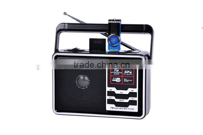 Manufacturer Supply Rechargeable Portable Mini Speaker with fm Radio