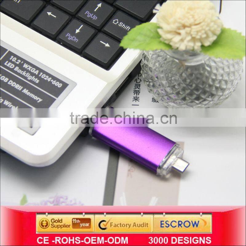2014 New Products Otg Usb Flash Drive For Andriod Mobile Phone