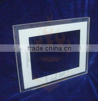 Hot clear acrylic wall photo frame with screw photo frame digital
