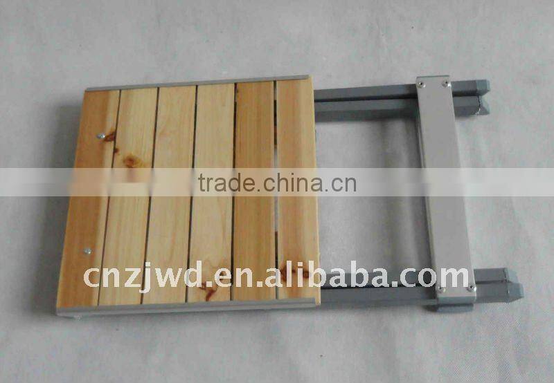 wooden folding stool