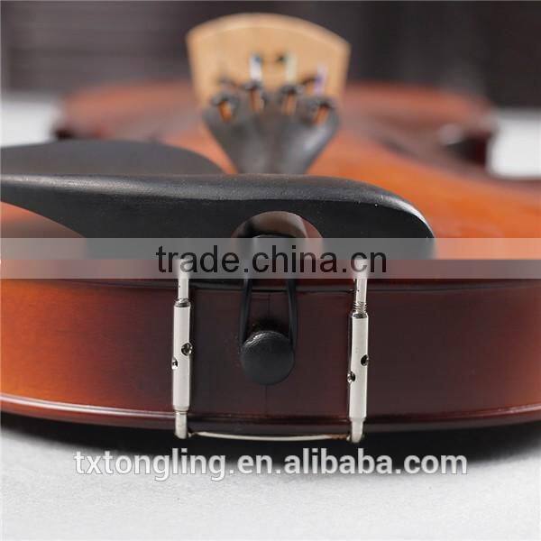 Flamed matt violin pattern ebony or jujube Brand violin 4/4 TL003-3B