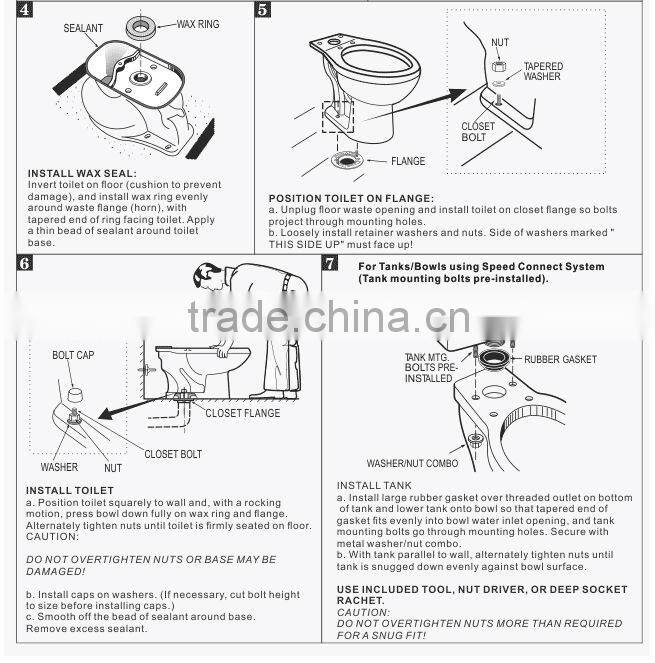 Square shape toilet design high quality toilets sale china factory