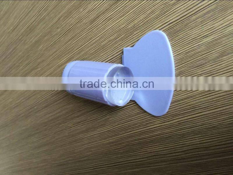 2016 New 2.8CM Clear Jelly Stamper +scraper Nail Art Stamp Collection Set-Manicure Image Plates Stamping Accessories Kit ST16