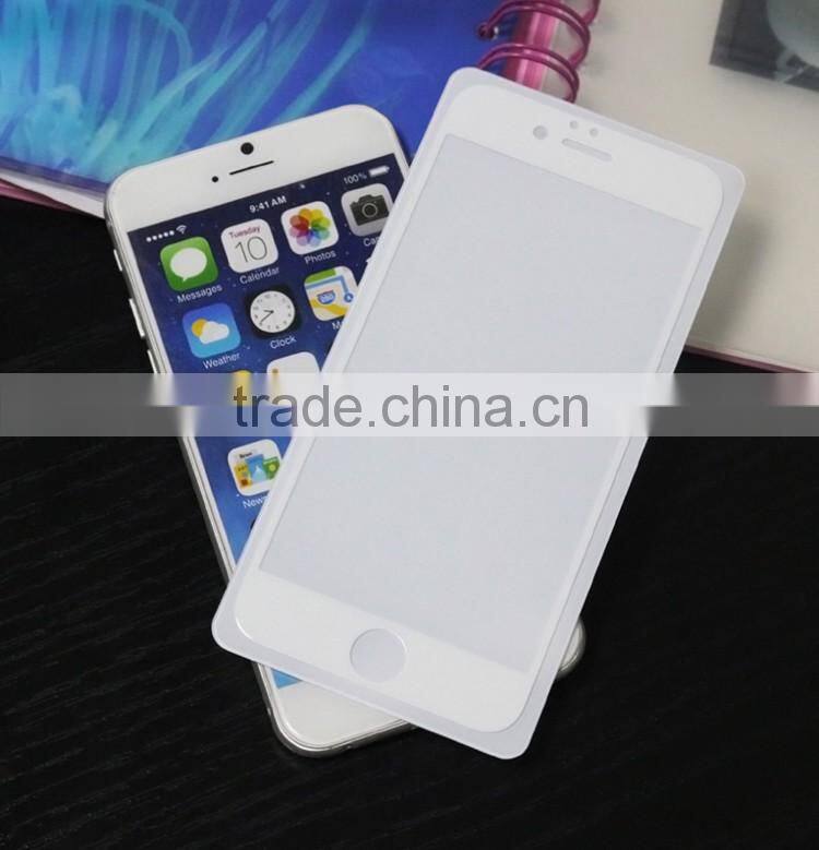 newest trend scratch resistant9H tempered glass screen protector for iphone6s