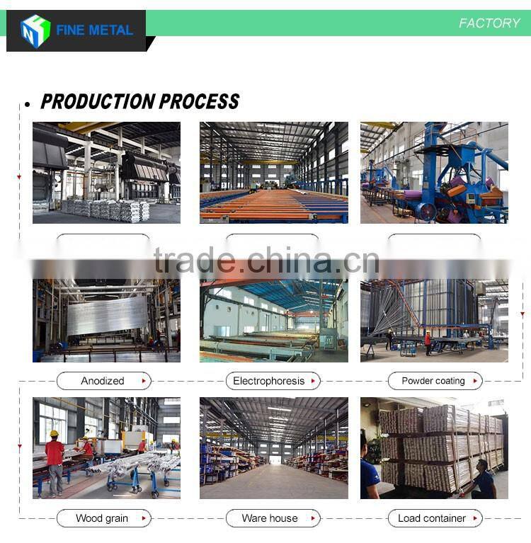 China supplier powder coating wood grain t slot aluminum extrusions