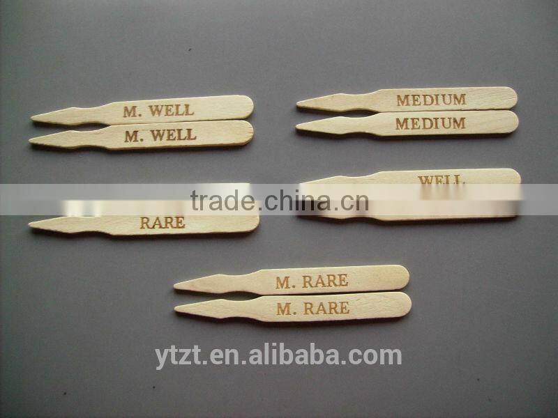 flat bamboo food sticks manufacturer