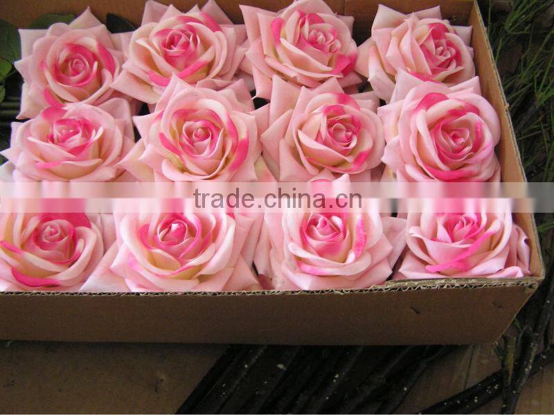 artificial silk flower rose for wedding decoartion