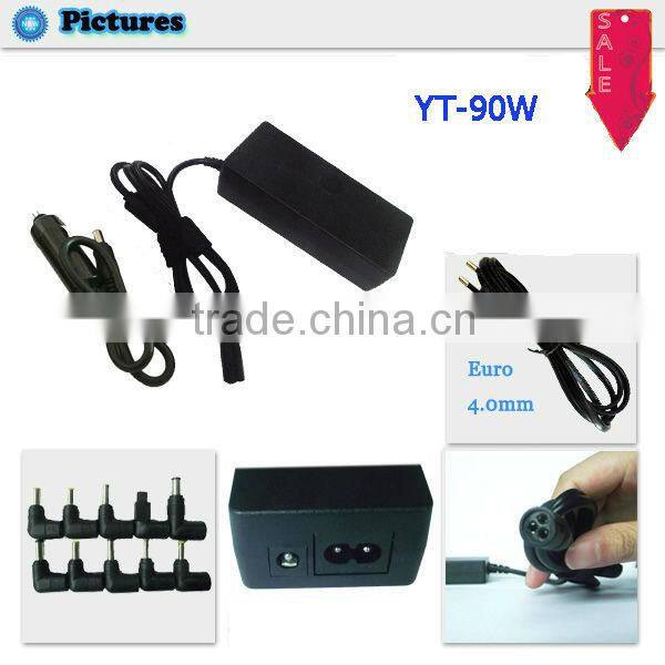 High selling 90w universal power notebook adaptor for car/home use