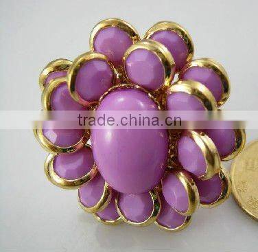 plastic flower rings