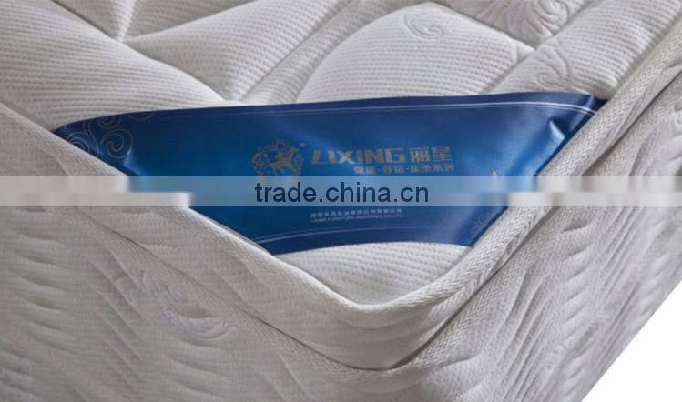 White Knitted Fabric Euro Spring Mattress