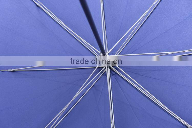 Super light Straight Umbrella Aluminium handle any color by umbrella