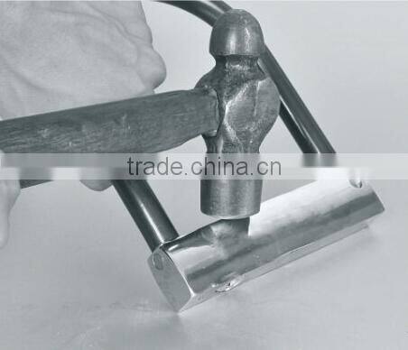 Hardened Shackle U Lock, Double Locking Mechanism, Security Cylinder