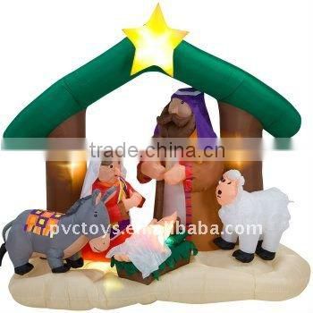 inflatable mickey christmas