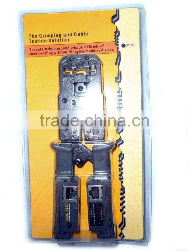 New design Cat6 passing fluke testing network cable plier cutting plier