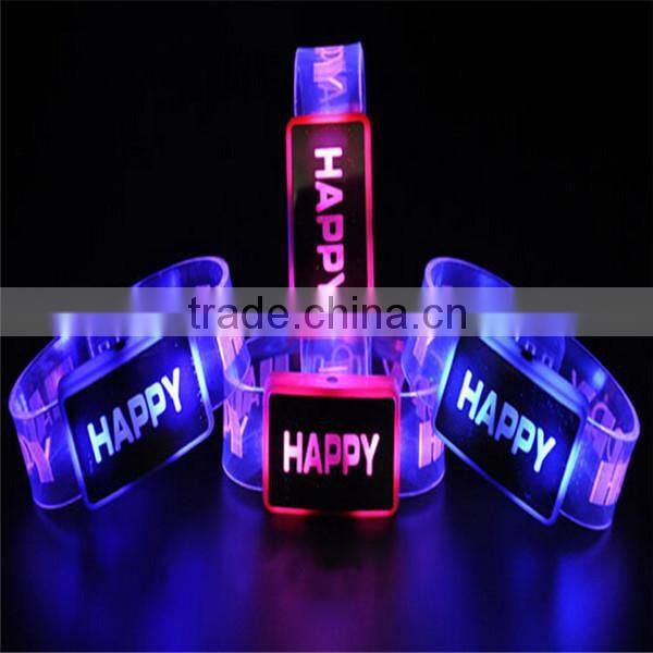 changing led bracelet color led bracelet lighted led wristband