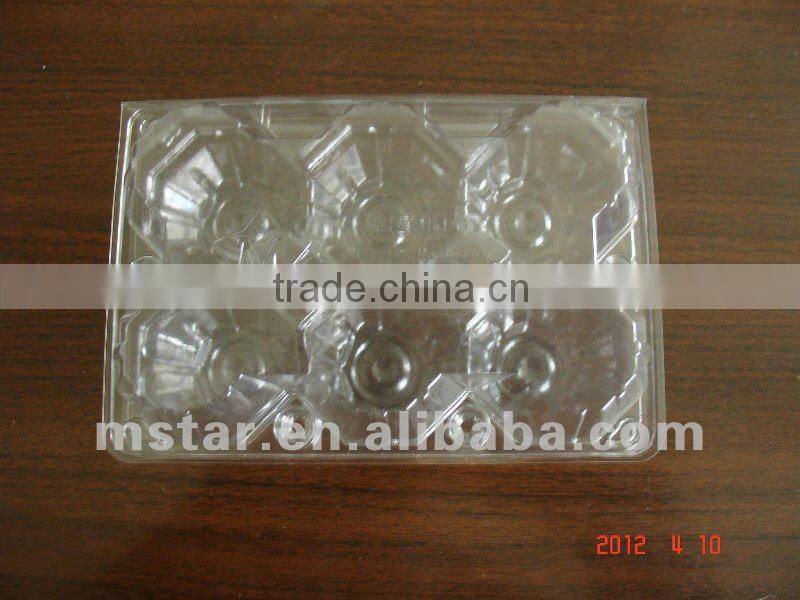 PET plastic egg tray