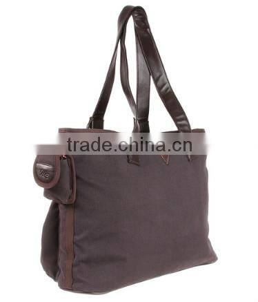 Newest Beige PU leather handbag womens tote bags