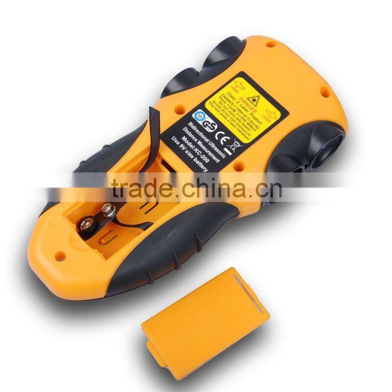 Bidirectional Ultrasonic Range Laser Measure Length Area Volume Distance Meter