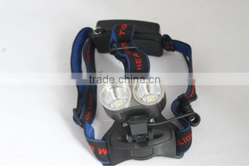 2015 hot sale high power xml t6 headlamp aluminum LED headlamp
