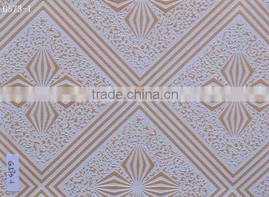china pvc gypsum ceiling with aluminum foil