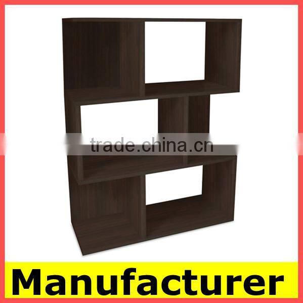 modern design wood 6 cubes cabinet shelf