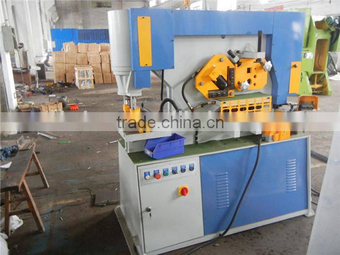 Hydraulic metal plate Multi-fonction ironworker machine tool from manufacture