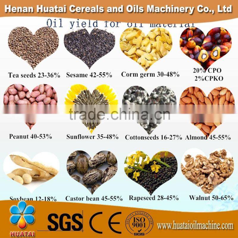 200TPD iso certified cold press rice bran oil machine from Huatai Factory