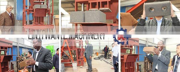 WANTE BRAND WT2-10 cheap interlocking hollow block machine line small crsuher