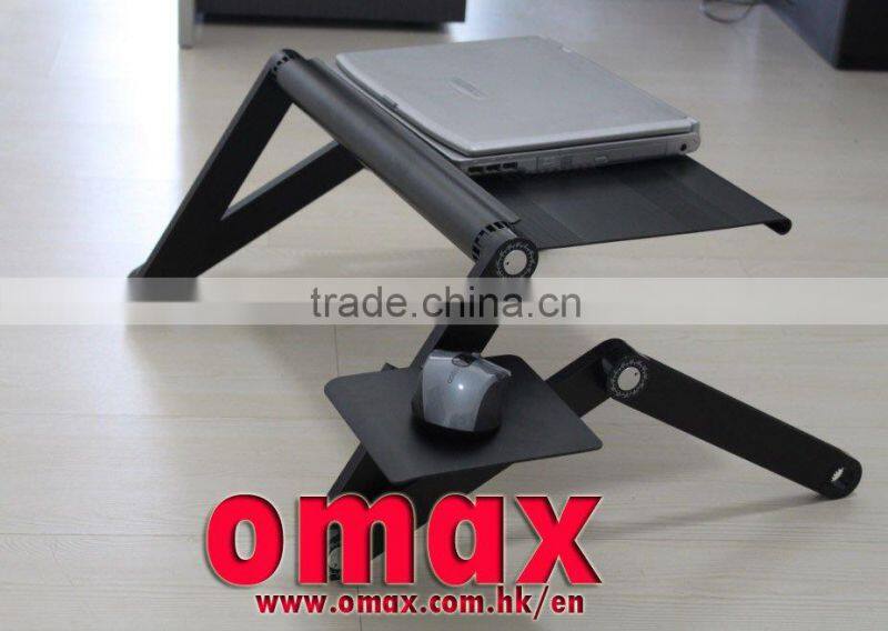 Adjustable wooden Laptop Table/ Laptop Computer Desk Portable Bed Tray Book Stand