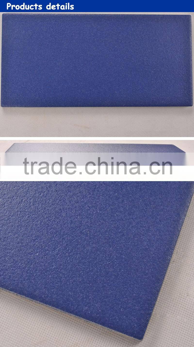 matte finish custom made glazed deep blue swimming pool ceramic tiles