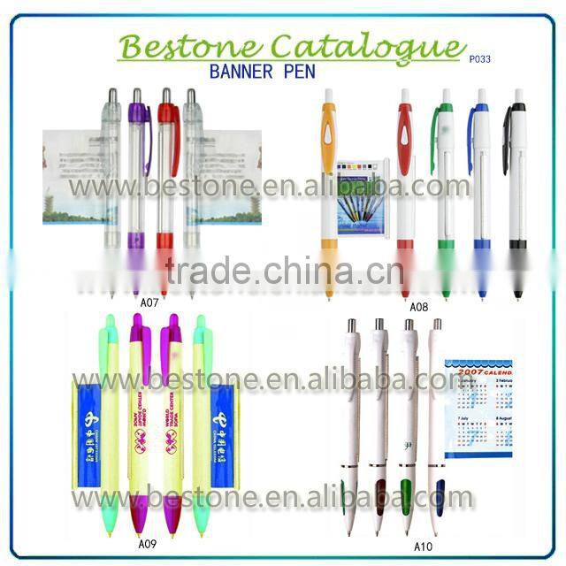 2014 Populer Advertusing Banner Pen