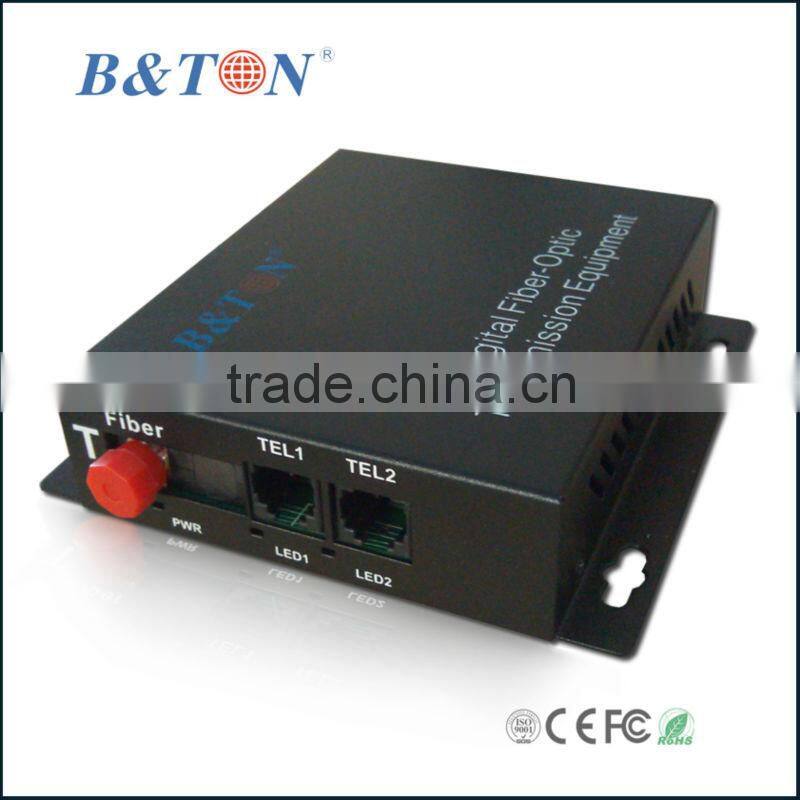 16 channel telephone fiber optic converter
