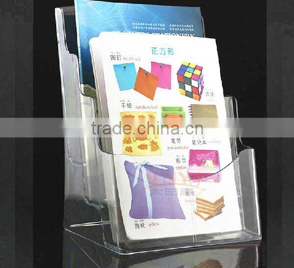 NEW Design Clear Acrylic Brochure/Leaflet/Magazine Display Holder