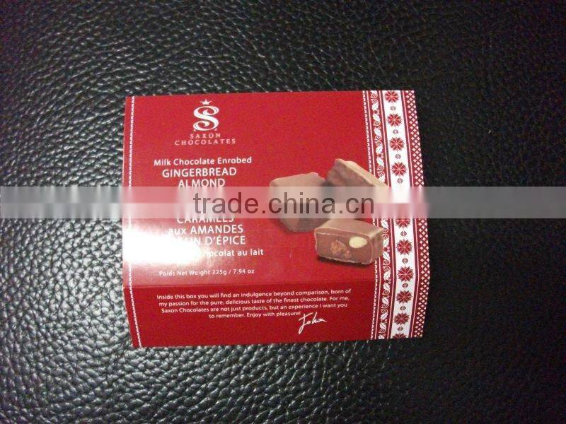 sleeve folding box chocolate paper box food paper box