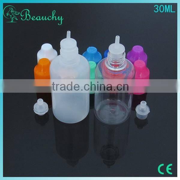 Beauchy new 1oz color glass bottles for sale bulk water bottles 30ml plastic squeeze bottles