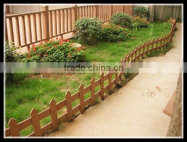 Europe standard cheaper wpc outdoor garden fence