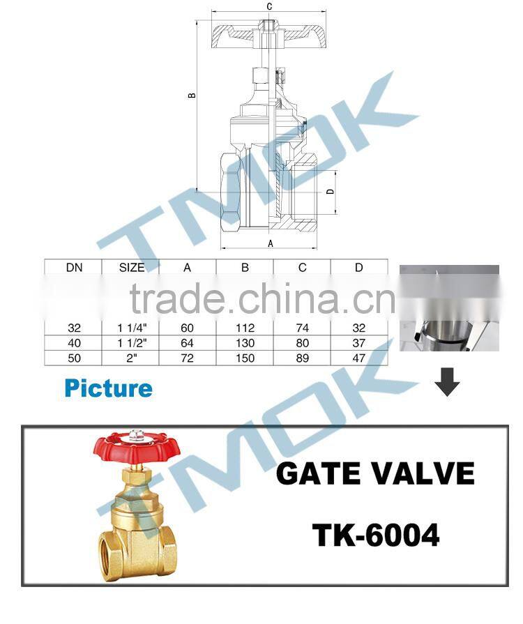 stem gate valve brass material prolong BSP thread got stock butt weld gate valve