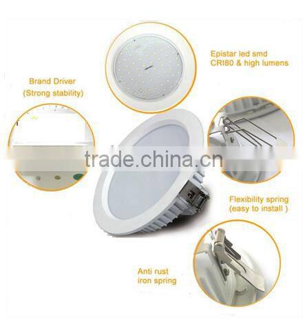 Die Casting Aluminum Shell 12W Cheap Price LED Recessed Downlights with White Color