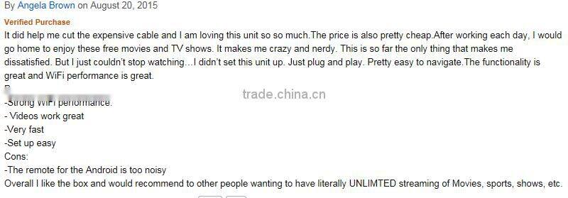 Free Full HD 1080P Porn Video Android TV Box 4.4.2 Android Quad Core TV Box 4K