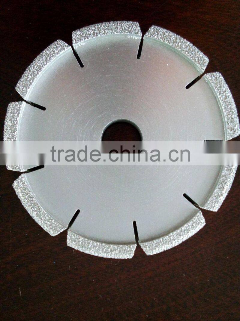 Vacuum brazed Diamond Dry Cutting Saw Blade for sanstone