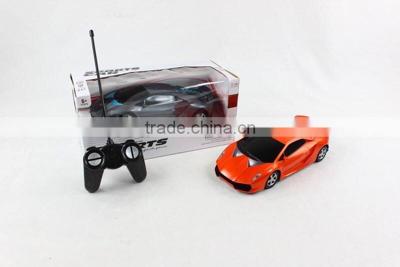 New model and high quality 1:18 4ch portable simulation model mini remote control rc car toys with front LED light for sale