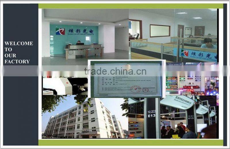 Ultra-thin P3-7X80 Mini single line LED message display/ Screen/panel/board