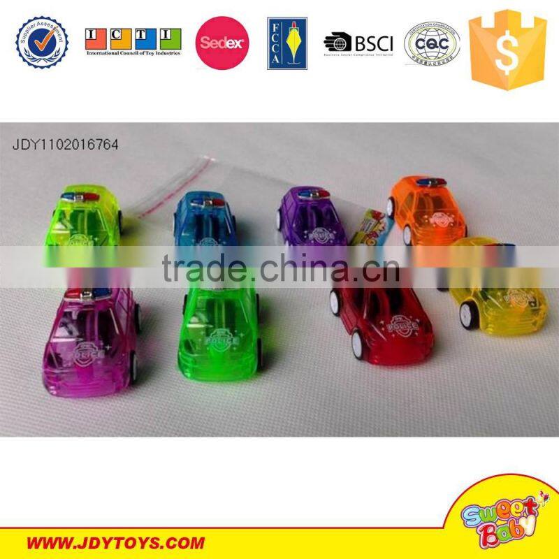 Defferent design promotion 5CM Solid and transparent color pull back cartoon car toys for kids