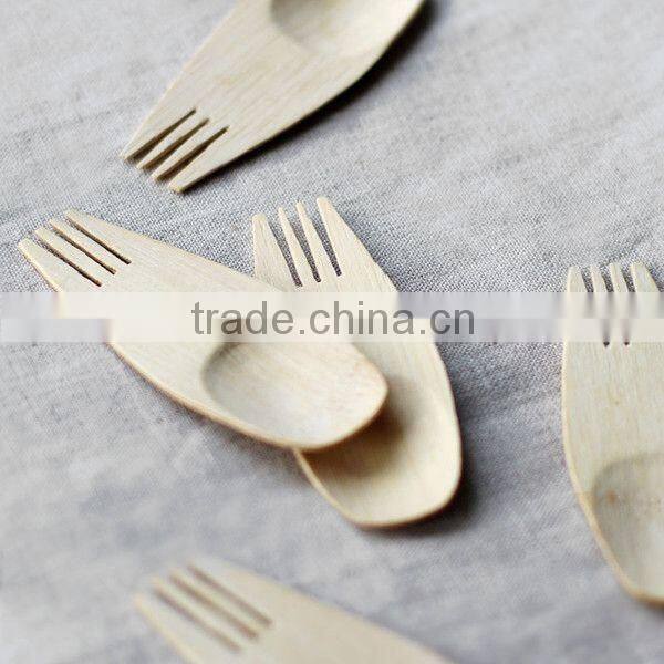 2014 fancy novelty tableware,bamboo spoon & fork,sporks