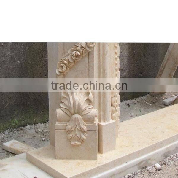 High quality marble fireplace mantels - Galala