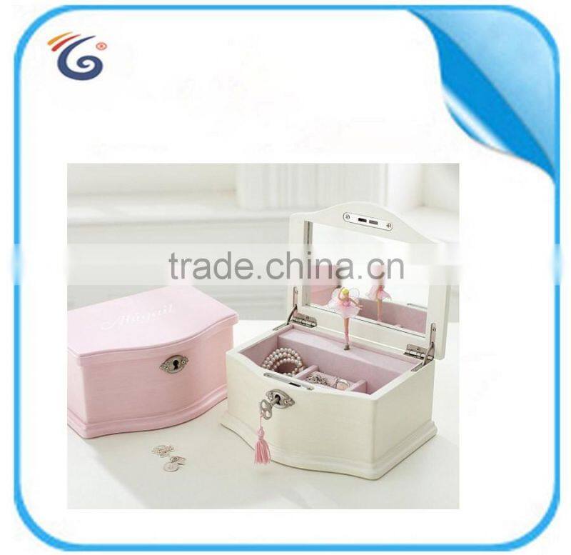 New design dance ballerina musical jewellery box home decoration paintings