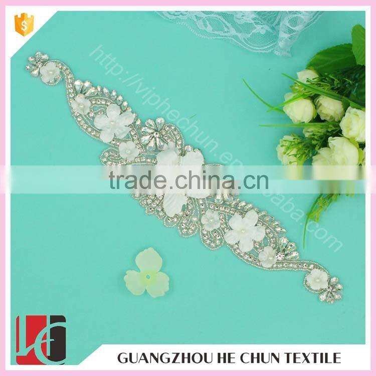 HC-4070 Hechun Beautiful Bead Crystal Diy Applique Patch for Sewing Accessories