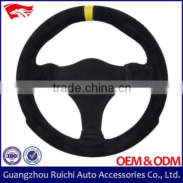 Factory Direct for Flat Suede Go Kart Steering Wheel