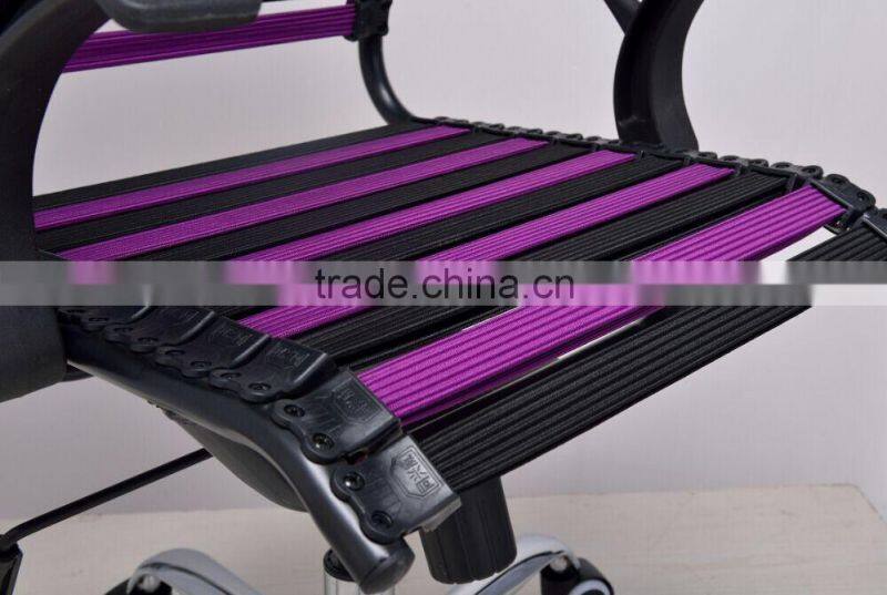 Hot-selling comfortable special use bungee cord office chair/stretchy/elastic office chair with wheels TXW-1012