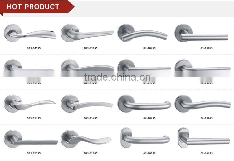 OEM 304 SS inox hollow handles, stainless steel solid door handle